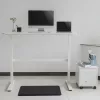 Stalas su rankiniu aukščio reguliavimu Ergo Office ER-401 W, maks. 40 kg, maks. aukštis 117 cm, su stalviršiu darbui stovint ir sėdint