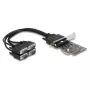 DeLOCK 66324 PCI Express kortelė, 4 x nuoseklusis RS-232