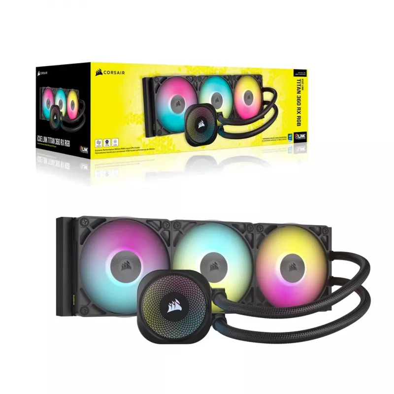 All-in-one skysčio aušintuvas Corsair iCUE LINK TITAN RX RGB