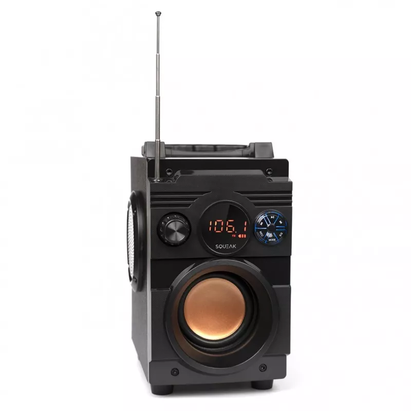 Squeak Bassblaster Bluetooth 5.1 garsiakalbis, FM radijas, MP3 grotuvas SQ1001