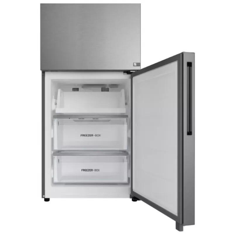Laisvai pastatomas šaldytuvas-šaldiklis TEKA RBF 54650 SS XL, nerūdijantis plienas, 401 L bendras, apatinis šaldiklis, No Frost, jutiklinis valdymas