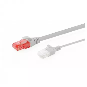 Jungiamasis laidas DIGITUS CAT6 U-UTP Slim, 3 m, pilkas