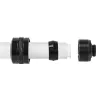Alphacool 17471 jungtis — žalvarinė juoda, Ø22 mm, aukštis 20 mm