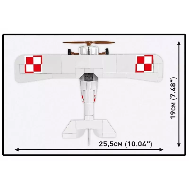 Cobi konstravimo rinkinys Nieuport 17 C.1, 274 detalės, modelio rinkinys
