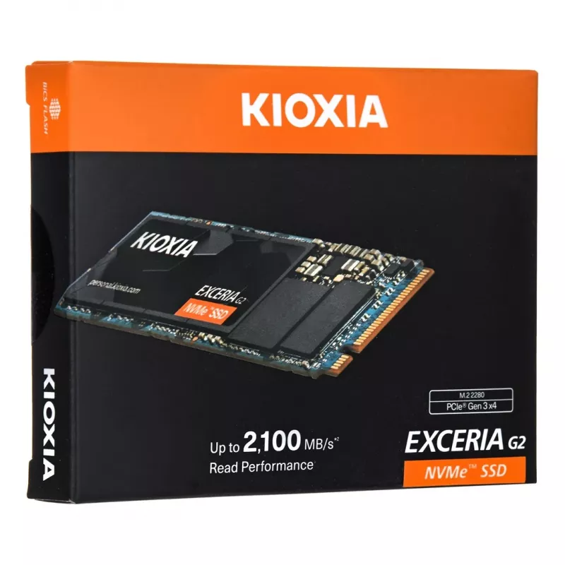 SSD diskas Kioxia 2 TB M.2 PCI Express 3.1a NVMe EXCERIA G2