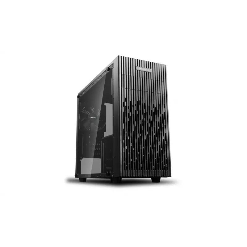 Korpusas DeepCool Matrexx 30 Mini Tower – Micro ATX, grūdintas stiklas, 3x3.5 col. / 2x2.5 col. vietos, GPU iki 25 cm