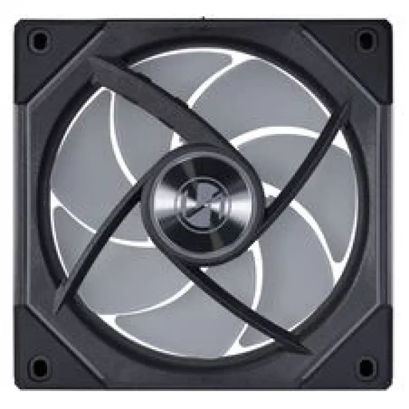 LIAN LI UNI FAN SL-INF 120 ARGB PWM korpuso ventiliatorių rinkinys, 4 vnt., juodi