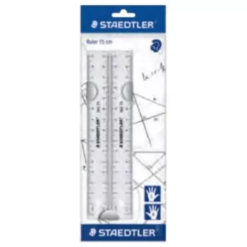 Liniuotė Staedtler 562 152 PB 150 mm permatoma plastikinė 2 vnt.