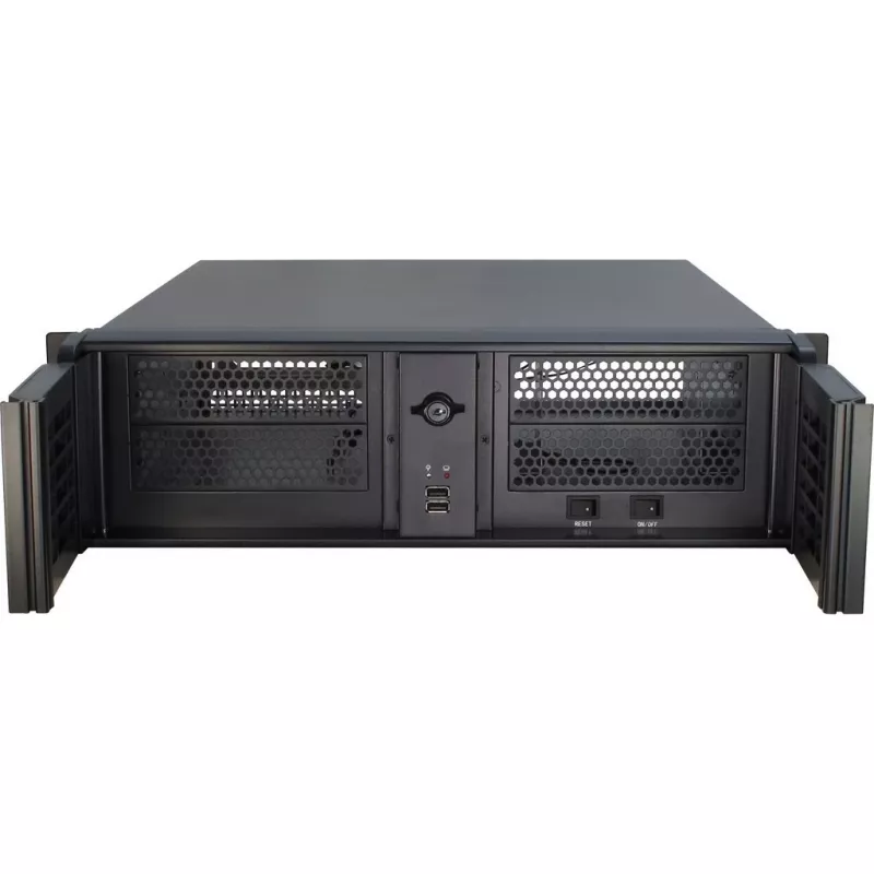 Inter-Tech 3U-3098-S Rack Black 19 inch 3U korpusas