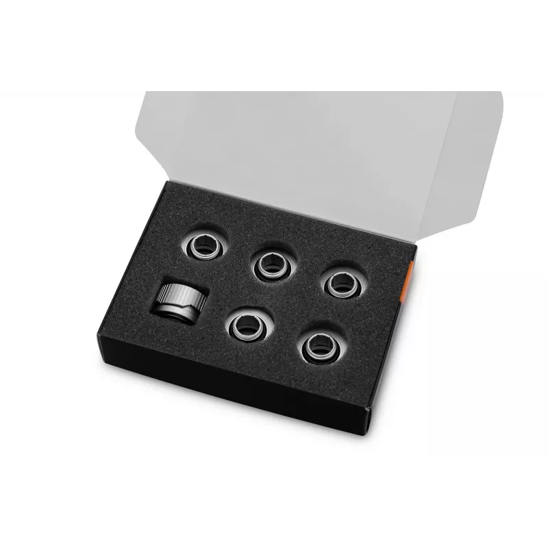 EK Water Blocks EK-Quantum Torque 6 rinkinys HDC 16 veržliarakčio antgalis sidabrinis 1/4 colio 6 vnt.