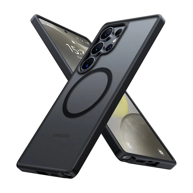 Torras Guardian Magnetinis Dėklas su Pėdelėle, Galaxy S25 Ultra, Juodas (X00FX2231)