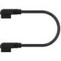 Corsair iCUE LINK kabelis 2x 135 mm su plonais 90° jungtimis juodas