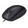 Logitech M90 laidinė optinė biuro pelė — 1000 DPI, ambidekstrinė, USB Type-A, juoda