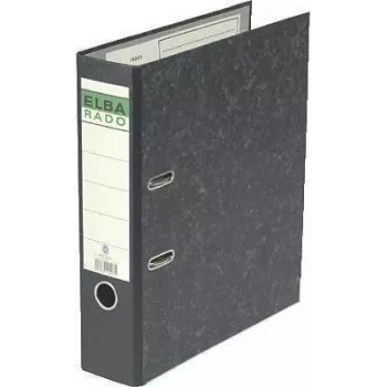 Segtuvas ELBArado 100081018 DIN A4 80mm kartoninis juodas