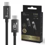 USB-C į USB-C laidas Extralink CABESL05 — 2 m, USB 2.0, juodas