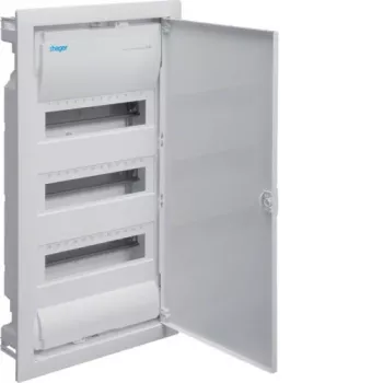 Hager VU36NE elektros skydas IP30 Plotis 348 mm Gylis 94.5 mm Aukštis 630 mm