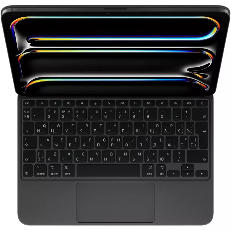Apple Magic Keyboard QWERTY Rusų juoda