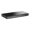 D-Link 52 prievadų „Gigabit“ krovinių valdomas jungiklis su 4 x 10G SFP+ prievadais