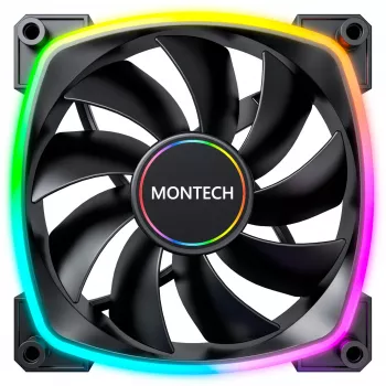 Ventiliatorius Montech AX140 PWM 14 cm juodas 540-1760 RPM