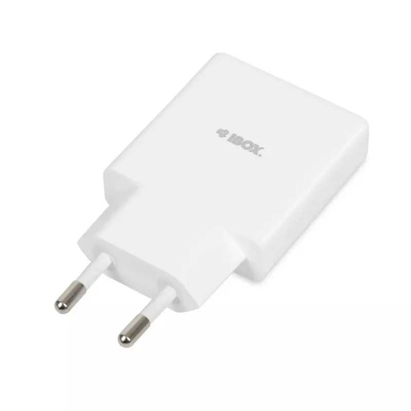 iBox ILUC43W universalus mobiliojo įrenginio kroviklis baltas AC vidaus