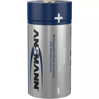 Ansmann 16340 ličio jonų įkraunama baterija 850 mAh 3,6 V su Micro USB įvestimi 1300-0015