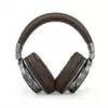 Muse M-278 BT belaidės ausinės, ant ausų, lankeliu, Micro-USB, Bluetooth, ruda, sidabrinė