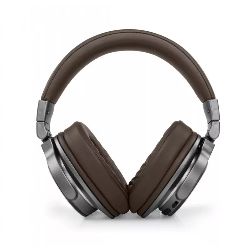 Muse M-278 BT belaidės ausinės, ant ausų, lankeliu, Micro-USB, Bluetooth, ruda, sidabrinė