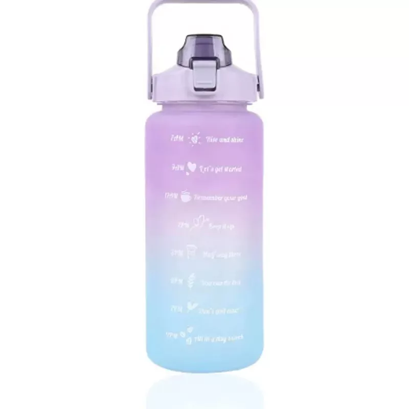 Extralink Motyvacinis Butelis, Vandens Butelis, 2000ml, Violetinė-Mėlyna, BUT-992