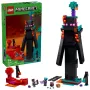 Konstrukcinis žaislas LEGO Minecraft rinkinys 21279 Endermano bokštas, 867 dalių, 2 minifigūrėlės, 450 mm aukštis