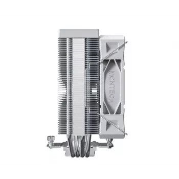 CPU oro aušintuvas Montech NX400, 120 mm ventiliatoriai, baltas, 156×74×120 mm, TDP 270 W
