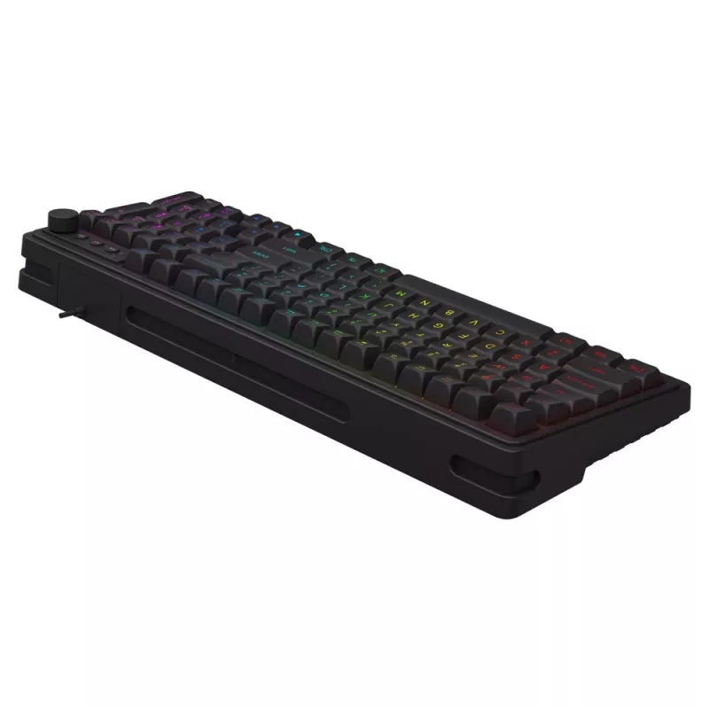 Savio Galaxis klaviatūra žaidimams, membraninė, USB, QWERTY JAV anglų, juoda