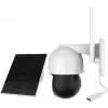 IP apsaugos kamera Foscam B4 Dome 4 MP (2560×1440), Wi‑Fi 2,4 GHz, IP65, Saulės + baterija 5000 mAh, 355° pasukimas, 90° pakreipimas