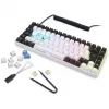 Sharkoon SKILLER SGK50 S3 klaviatūra mechaninė žaidimams USB AZERTY balta