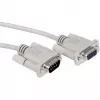 RS232 kabelis ROLINE DB9 M - F 10 m