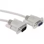 RS232 kabelis ROLINE DB9 M - F 10 m