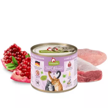 Šlapias kačių ėdalas Fox4Pets DeliCATessen Ėriena ir Kalakutiena 200 g