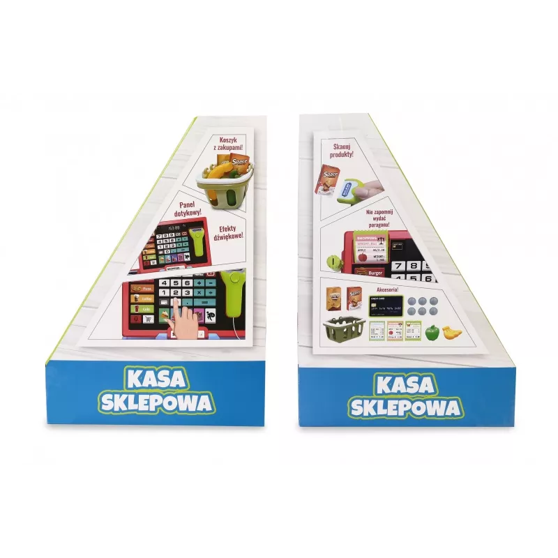 Kasos aparatas su skaitytuvu ir svarstyklėmis
