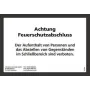 Dūmų ir priešgaisrinių durų ženklas Hekatron 3710691