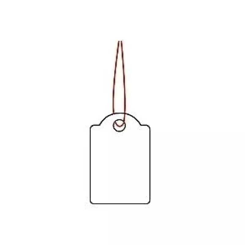 HERMA 6902 kabinamos etiketės su raudona virvele 15x24 mm, 1000 vnt.