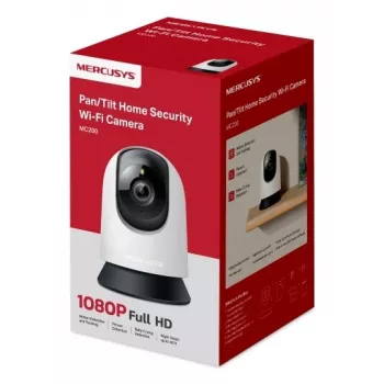 Vidinė stebėjimo kamera MERCUSYS MC200 Full HD 1080p, 87° matymo kampas, 30 kadrų/s, naktinis matymas 12 m, „MicroSD“ iki 512 GB