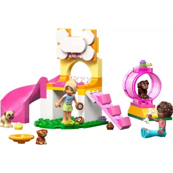 LEGO Friends Šuniukų žaidimų aikštelė 42665, 66 dalių, 2 minifigūrėlės, amžius 4+