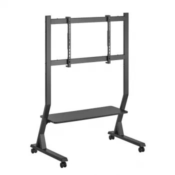 Mobilus televizoriaus stovas ART STO SD-22, 45–90 colių, VESA 100×100–800×400, 60 kg, plienas, ratukai