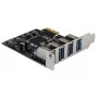 Vidinė PCIe USB 3.2 Gen 1 adapterio kortelė DeLOCK 90304