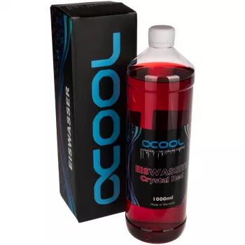 Skystis aušinimui Alphacool Eiswasser Crystal Red 1 L paruoštas naudoti