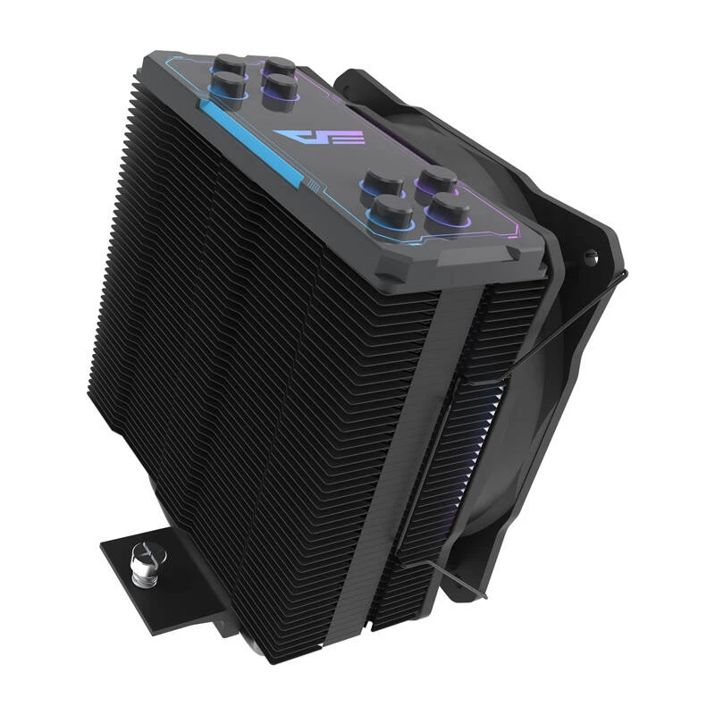 Darkflash Z4 PRO MIST BLACK 240 mm radiatoriaus komplektas su ARGB apšvietimu