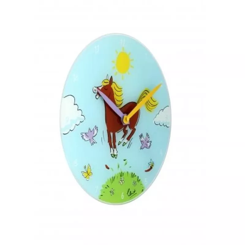 NeXtime klok 8812 Jump for joy, Ø30 cm, sieninis, mėlynas / įvairiaspalvis