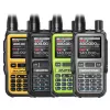 Nešiojama racija Baofeng UV-5R Mini su USB-C įkrovimu, Bluetooth, VHF/UHF, 5 W, 1600 mAh, oranžinė