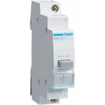 Hager SVN321 – modulinis automatinis jungiklis 1 poliaus, 1A, B charakteristika
