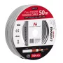 Koaksialinis kabelis Maclean MCTV-471 RG-6/U 50 m Baltas