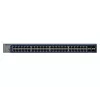 Valdomas Gigabit Ethernet jungiklis Netgear GS752TX, 48x RJ-45 10/100/1000, 10G palaikymas, 1U stovas, pilka